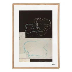 IITTALA Alvar Aalto -Kokoelma|Piensisustus-Aalto taidejuliste 50x70cm Luonnos Musta