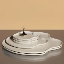 IITTALA Alvar Aalto -Kokoelma|Sisustuskulhot Ja -Tarjottimet-Alusta 25cm hiekka
