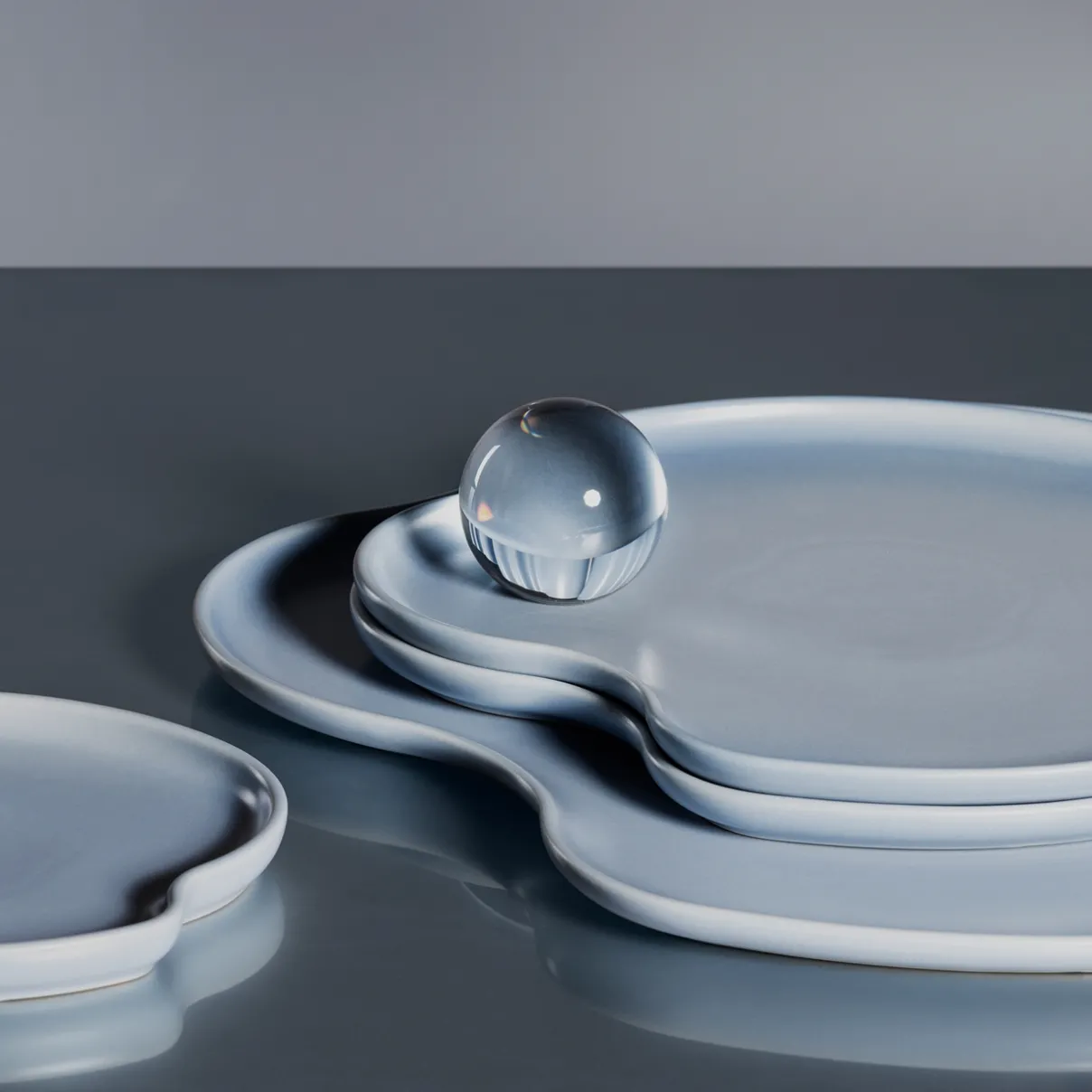 IITTALA Alvar Aalto -Kokoelma|Sisustuskulhot Ja -Tarjottimet-Alusta 35cm vesi
