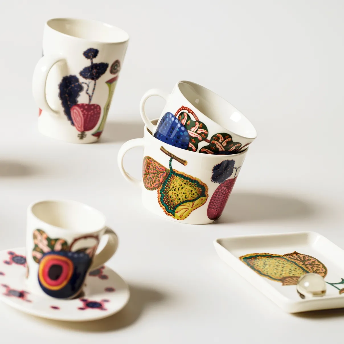 IITTALA Mukit Ja Kupit-Cappucino kuppi 0,2L & vati 15cm Sato