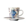 IITTALA Mukit Ja Kupit-Espressokuppi 0,1L & vati 11cm valkoinen