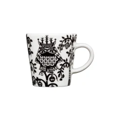 IITTALA Mukit Ja Kupit-Espressokuppi 0,1L & vati 11cm Musta
