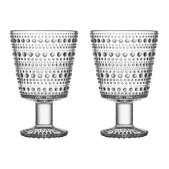 IITTALA Aktiivinen Juomalasit|Viinilasit-Jalkalasi 26cl 2kpl Kirkas