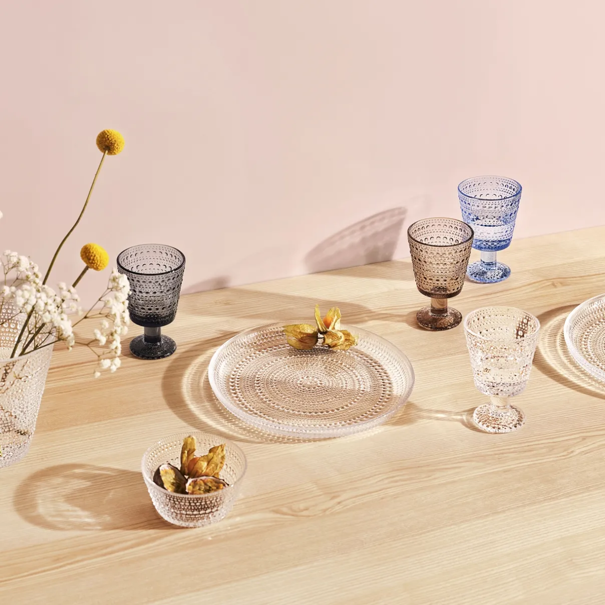 IITTALA Aktiivinen Juomalasit|Viinilasit-Jalkalasi 26cl 2kpl Pellava