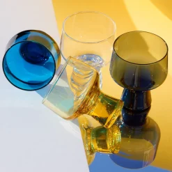 IITTALA Aktiivinen Juomalasit-Jalkalasi 29cl sähkön 2 kpl Sininen