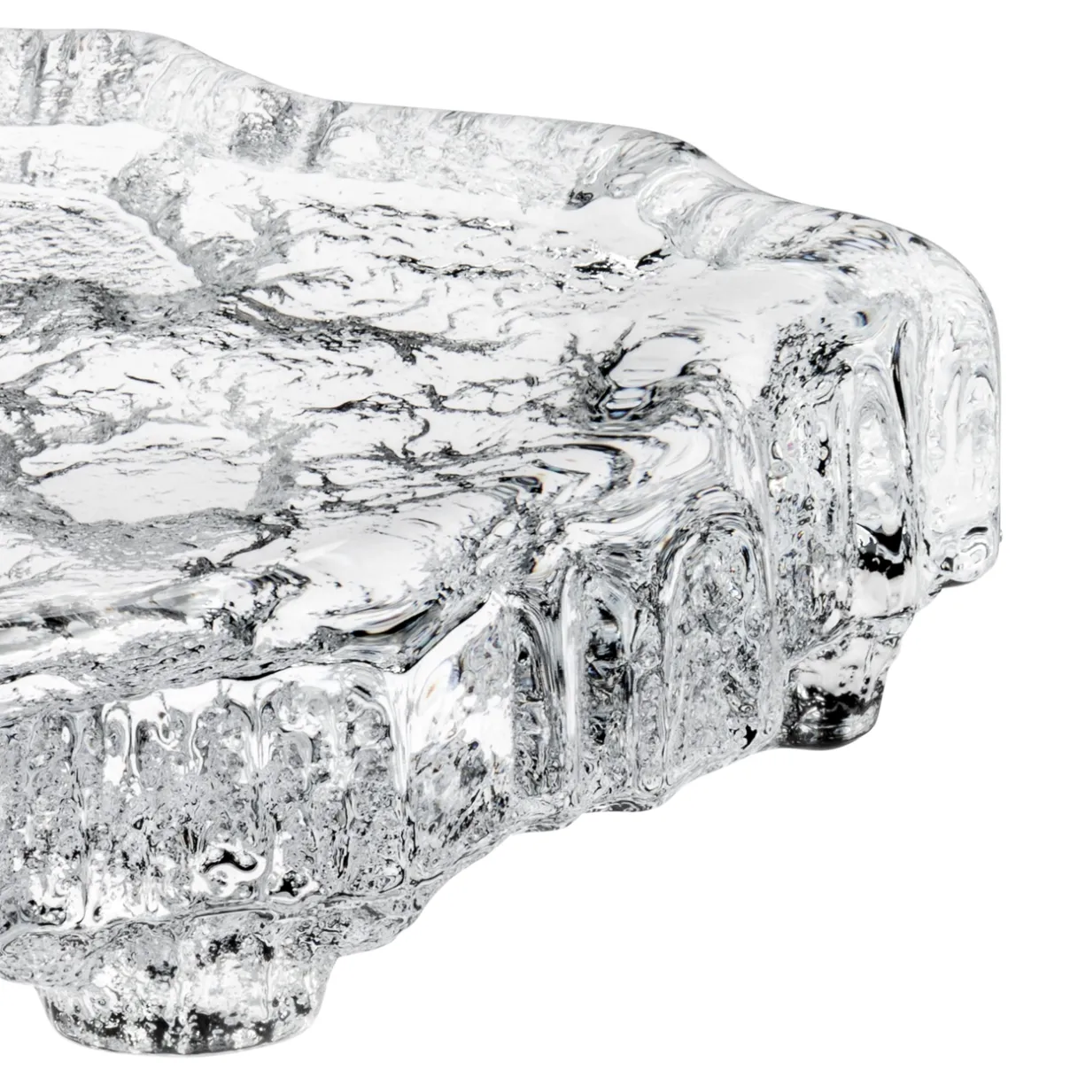 IITTALA Tarjoiluastiat|Tarjottimet Ja Tarjoilulautaset-Jäälautta taide-esine 260x35mm Kirkas