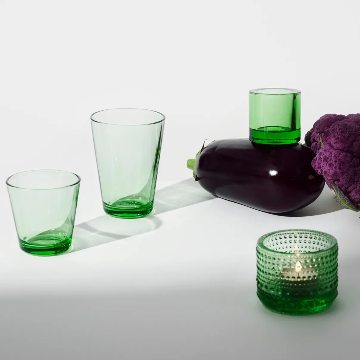 IITTALA Aktiivinen Juomalasit-Juomalasi 21cl omenanvihreä 2kpl Omenanvihreä