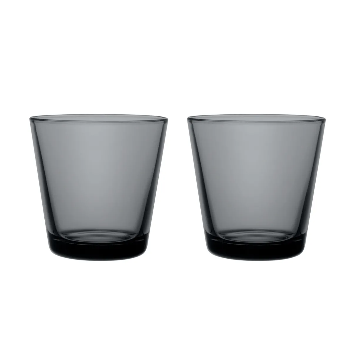 IITTALA Aktiivinen Juomalasit-Juomalasi 21cl 2kpl Tummanharmaa