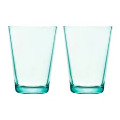 IITTALA Aktiivinen Juomalasit-Juomalasi 40cl vedenvihreä 2kpl