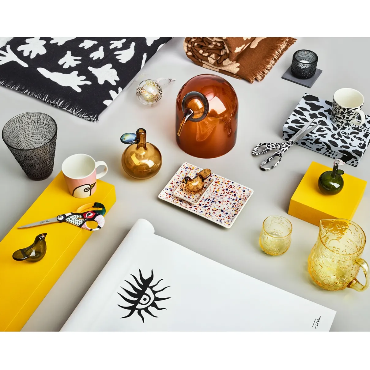 IITTALA Tarjoiluastiat|Kaatimet Ja Karahvit-Kaadin 100cl Sitruunankeltainen