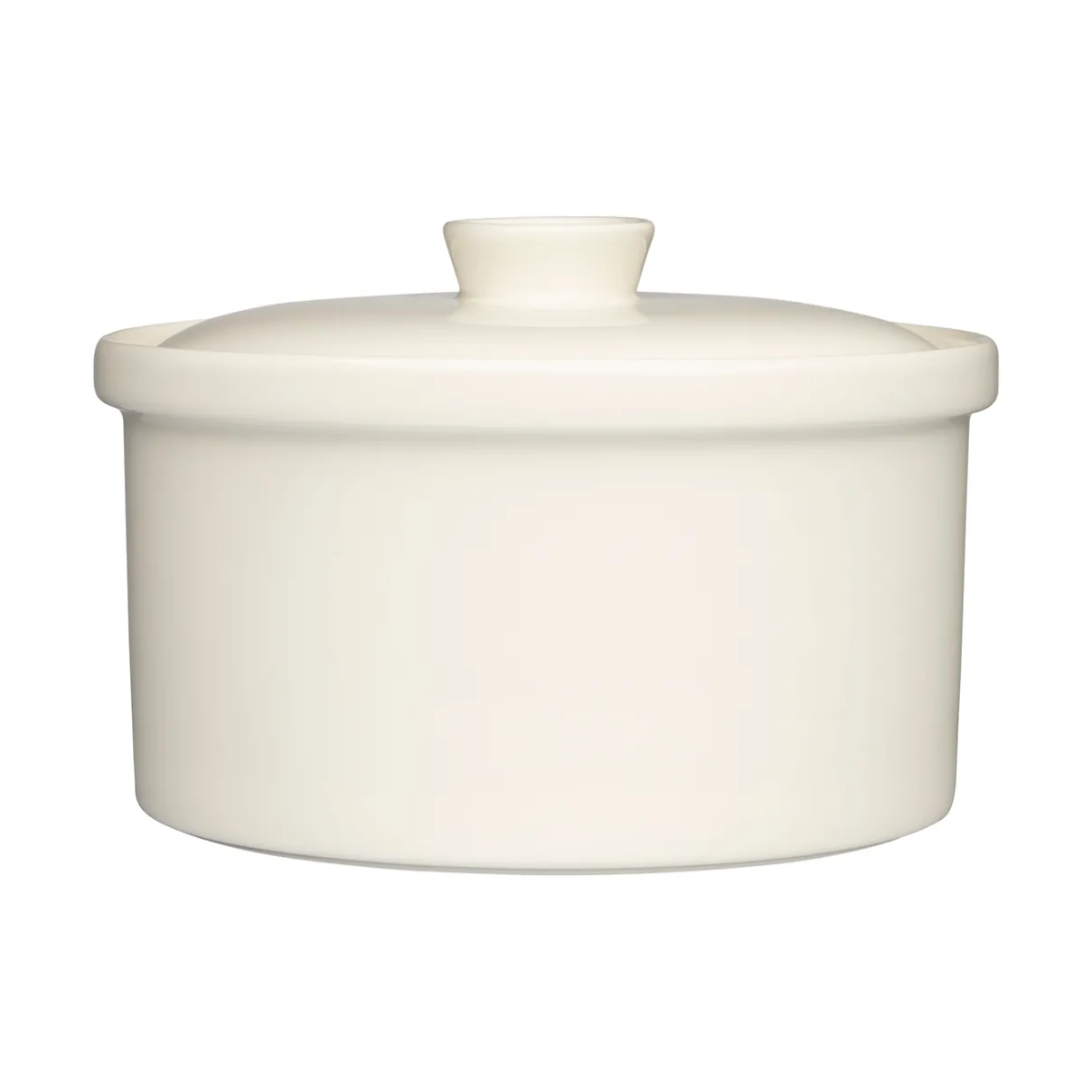 IITTALA Uunivuoat Ja Padat|Kattilat Ja Kasarit-Kannellinen pata 2,3L Valkoinen