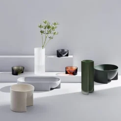 IITTALA Sisustuskulhot Ja -Tarjottimet|Piensisustus-Keraaminen kulho 240x120mm sammaleenvihreä