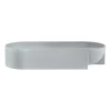 IITTALA Sisustuskulhot Ja -Tarjottimet|Piensisustus-Keraaminen kulho 370x75mm vaaleanharmaa