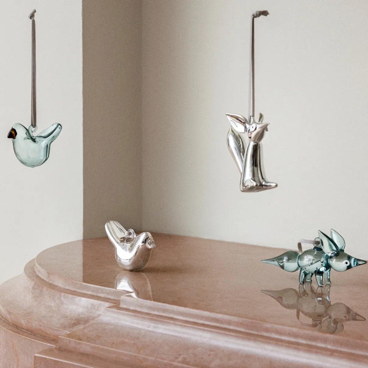 IITTALA Lasikoristeet-Koriste istuva 80mm peili