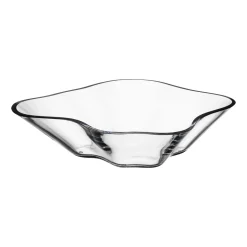 IITTALA Alvar Aalto -Kokoelma|Sisustuskulhot Ja -Tarjottimet-Kukka malja 279x75mm kirkas