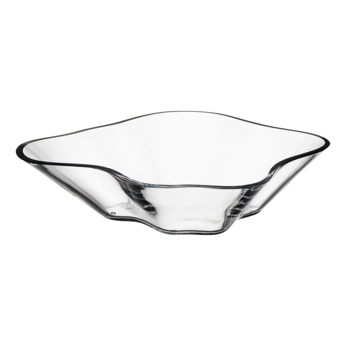IITTALA Alvar Aalto -Kokoelma|Sisustuskulhot Ja -Tarjottimet-Kukka malja 279x75mm kirkas