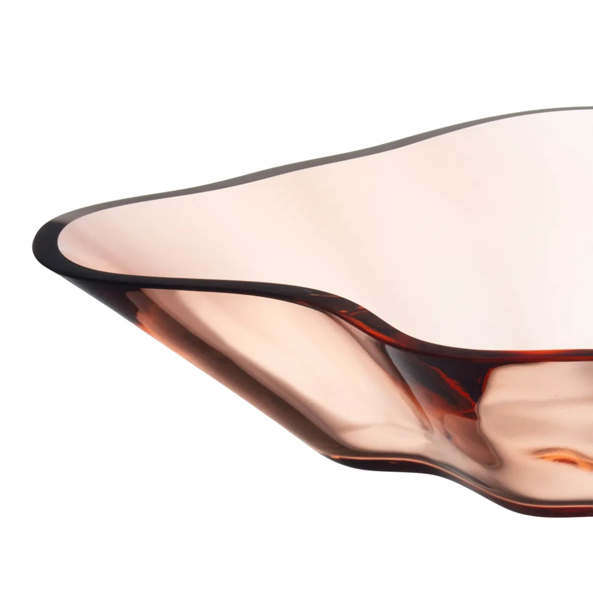 IITTALA Alvar Aalto -Kokoelma|Sisustuskulhot Ja -Tarjottimet-Kukka malja 279x75mm Rionruskea