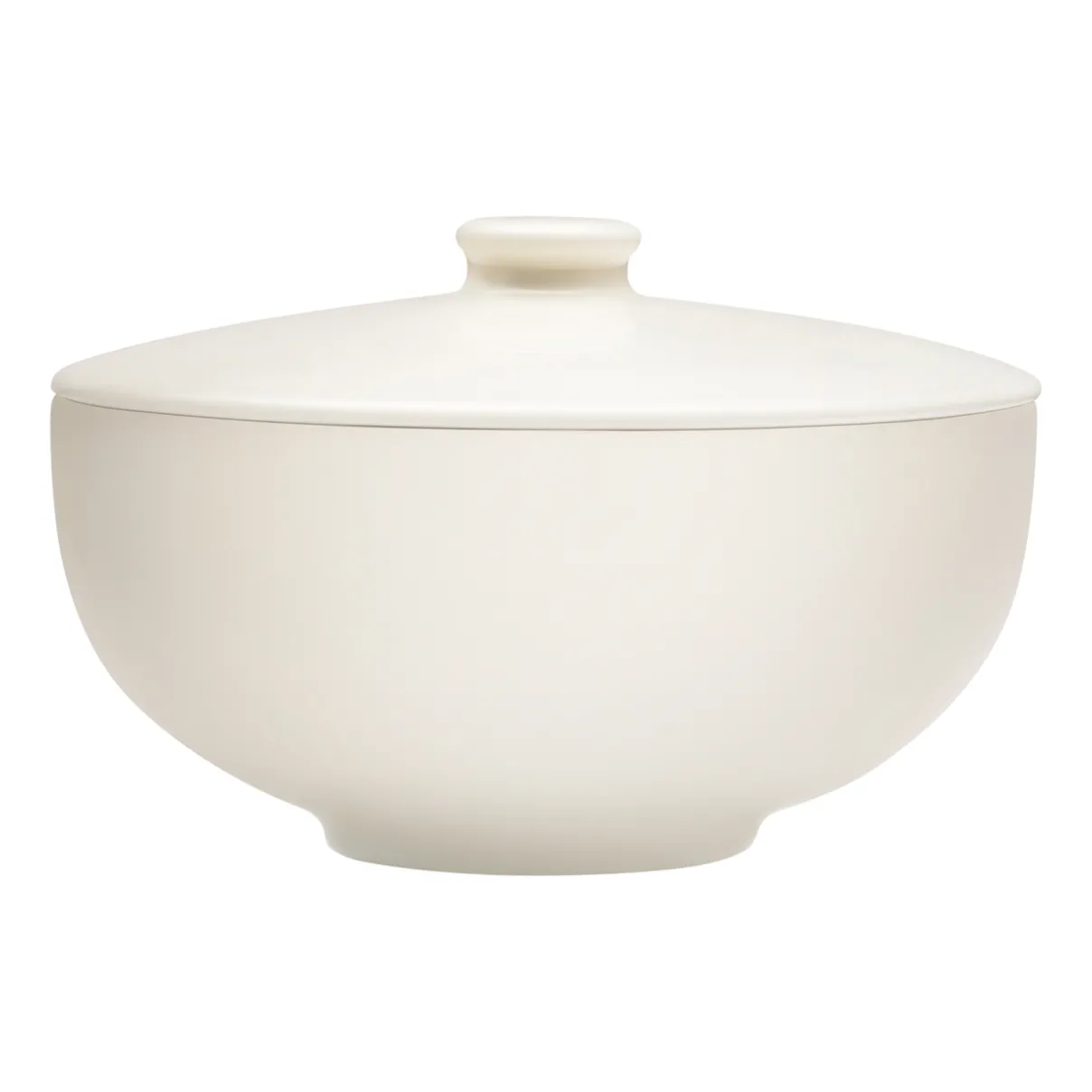 IITTALA Kulhot|Tarjoiluastiat-Kulho 0,8l kannella valkoinen