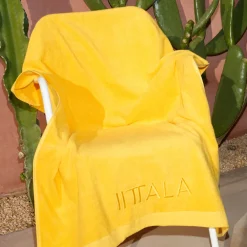 IITTALA Kylpyhuonetekstiilit-Kylpypyyhe iso 100x150cm auringon Keltainen