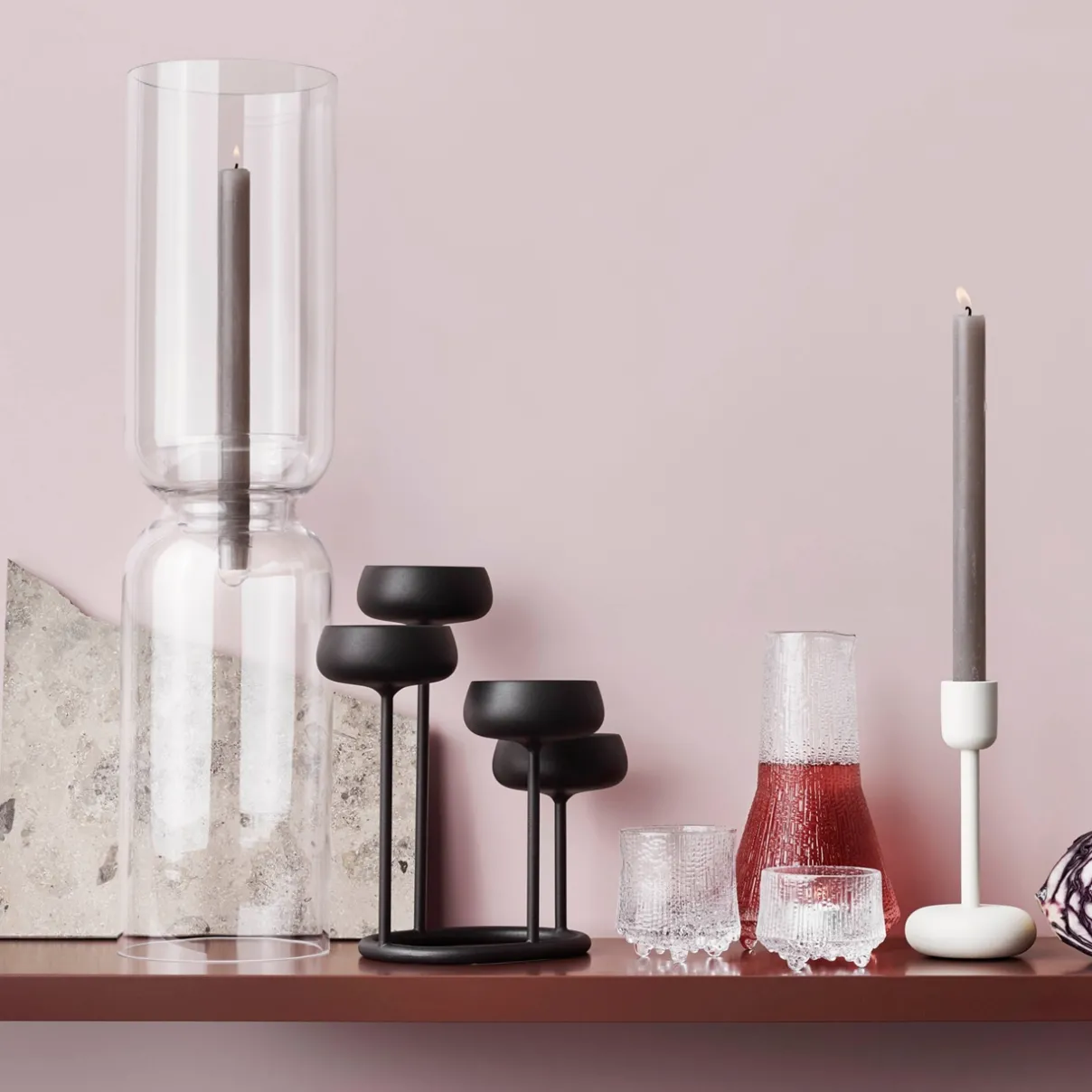 IITTALA Kynttilänjalat-Kynttiläjalka 600mm Kirkas