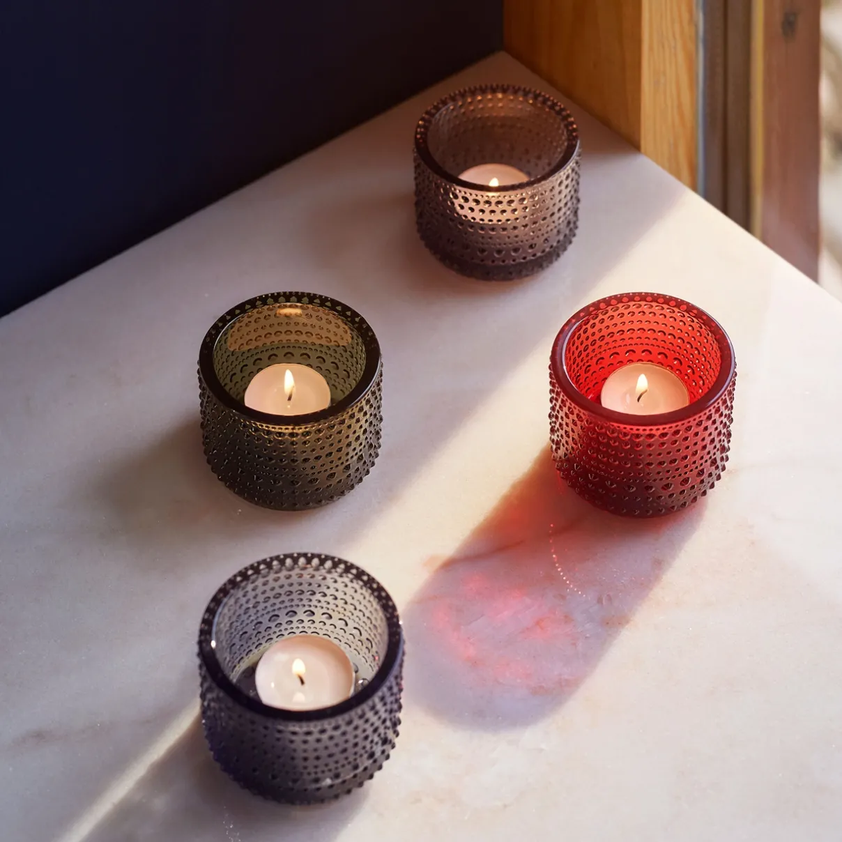 IITTALA Kynttilälyhdyt-Kynttilälyhty 64mm Harmaa