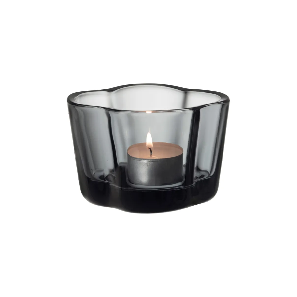 IITTALA Alvar Aalto -Kokoelma|Kynttilälyhdyt-Kynttilälyhty 60mm Harmaa