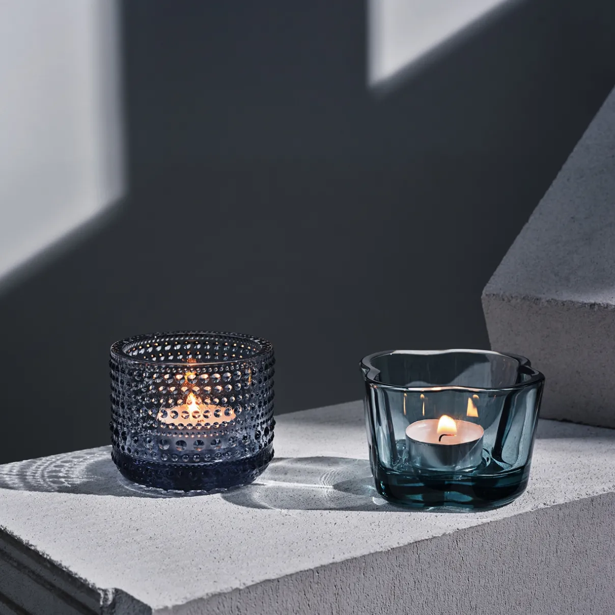 IITTALA Kynttilälyhdyt-Kynttilälyhty 64mm uudelleenhyödynnetty lasi Kierrätyslasi