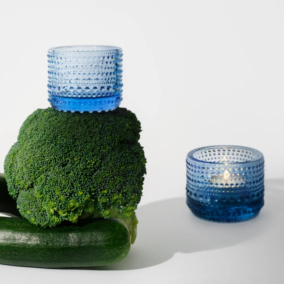 IITTALA Kynttilälyhdyt-Kynttilälyhty 64mm Vedensininen