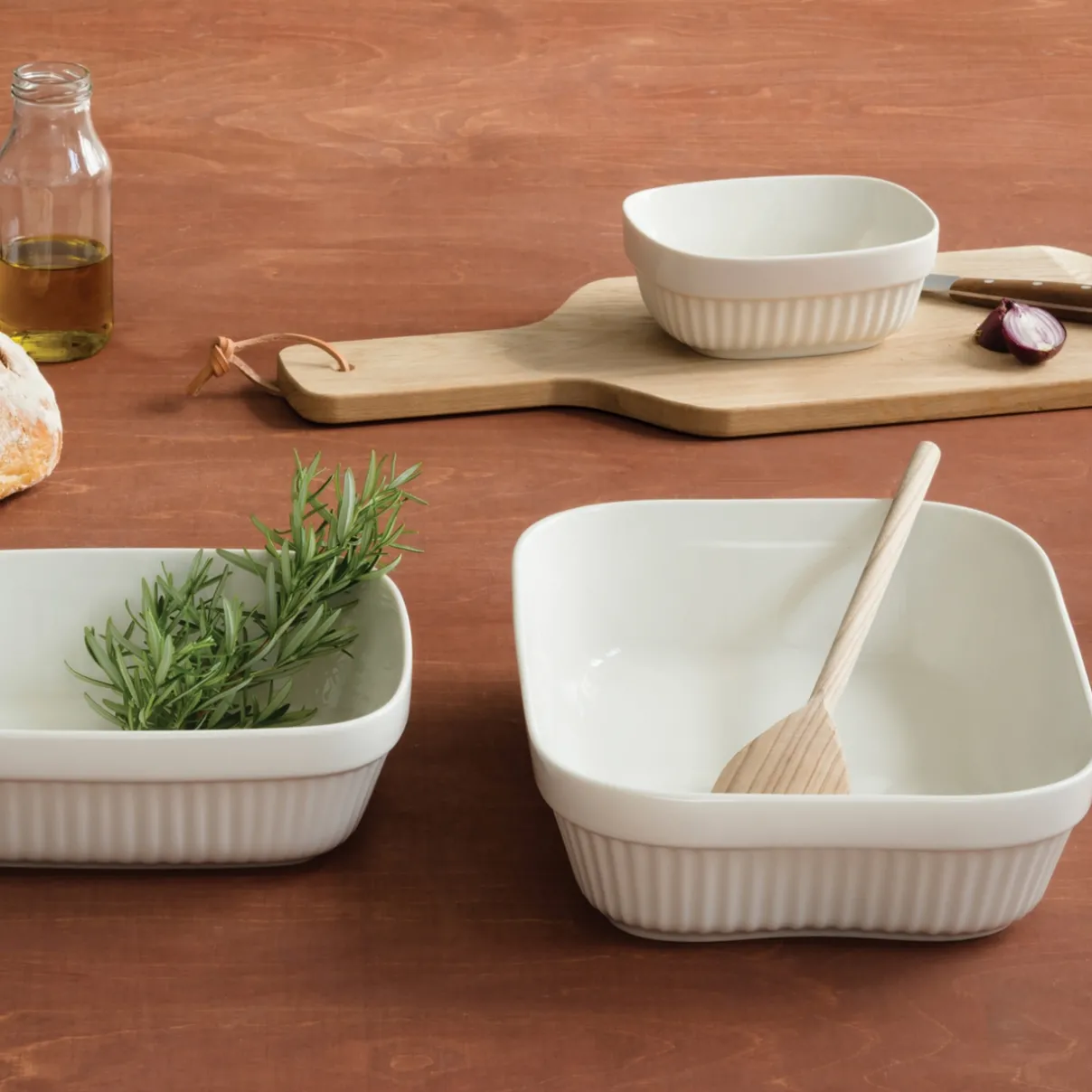 IITTALA Uunivuoat Ja Padat-Lasagnevuoka 2,5l Valkoinen