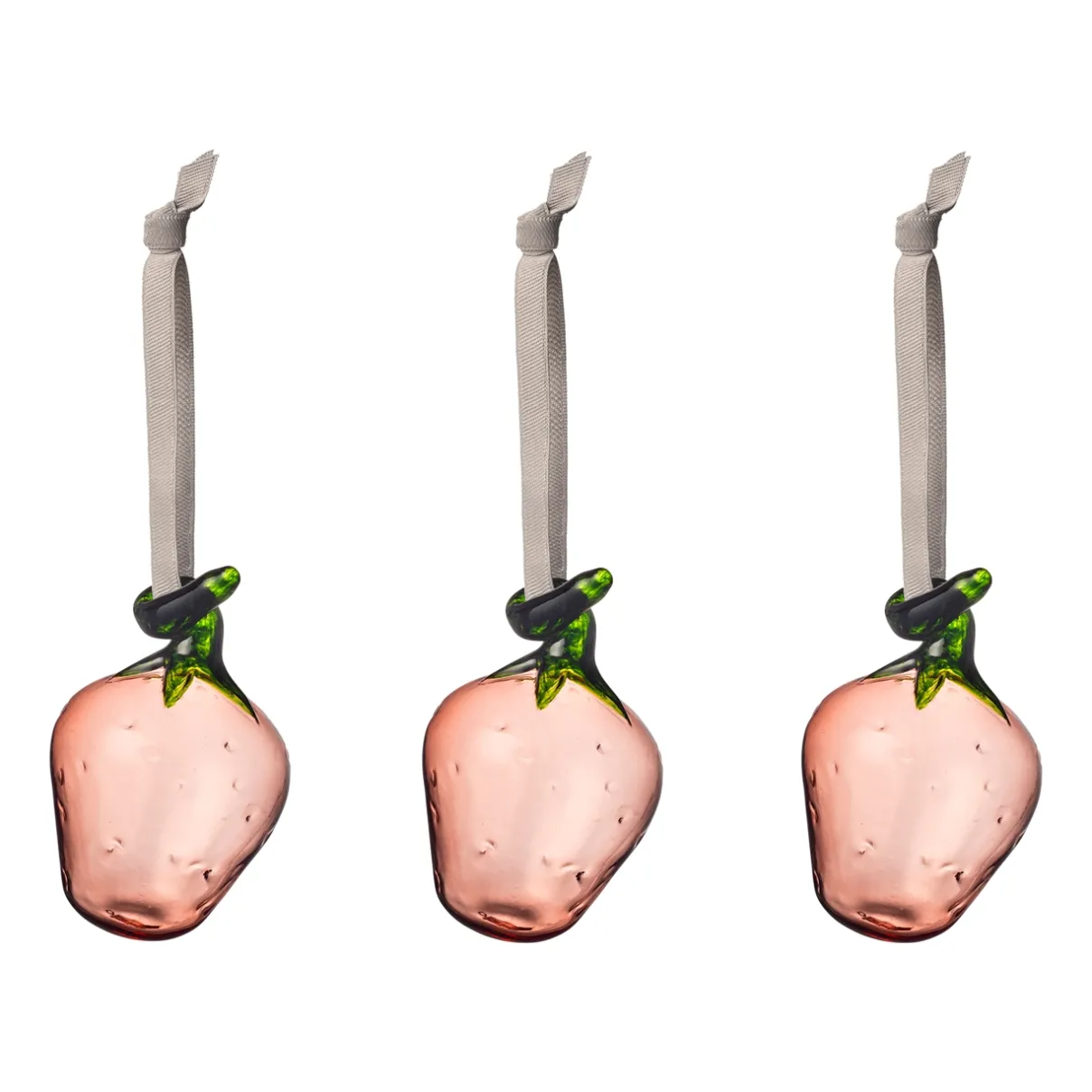 IITTALA Lasikoristeet-Lasimansikka pinkki 3kpl