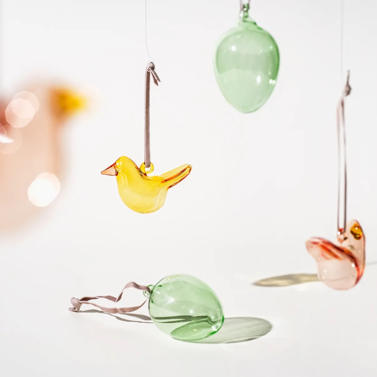 IITTALA Lasikoristeet-Lasimunat 60mm vihreä 3kpl Vihreä