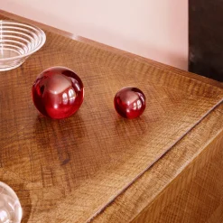 IITTALA Lasikoristeet-Lasipallo 8cm karmiininpunainen