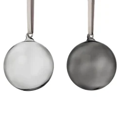 IITTALA Lasikoristeet-Lasipallo 80mm 5kpl Harmaa