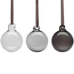 IITTALA Lasikoristeet-Lasipallo 40mm 5kpl Harmaa