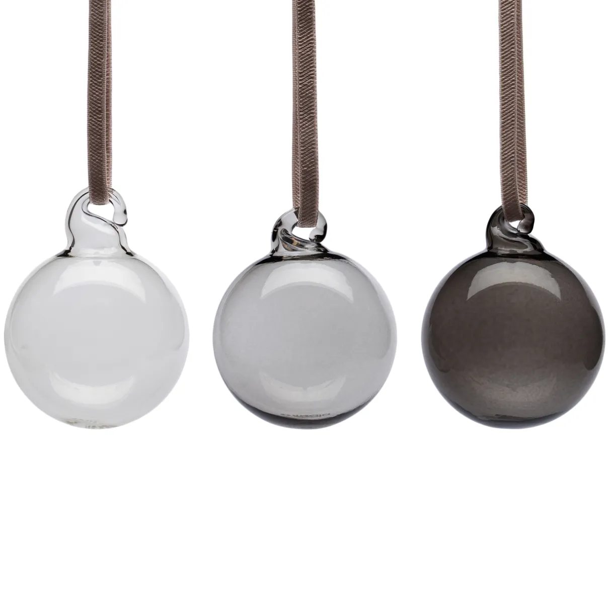 IITTALA Lasikoristeet-Lasipallo 40mm 5kpl Harmaa