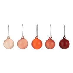 IITTALA Lasikoristeet-Lasipallo 40mm 5kpl Punainen