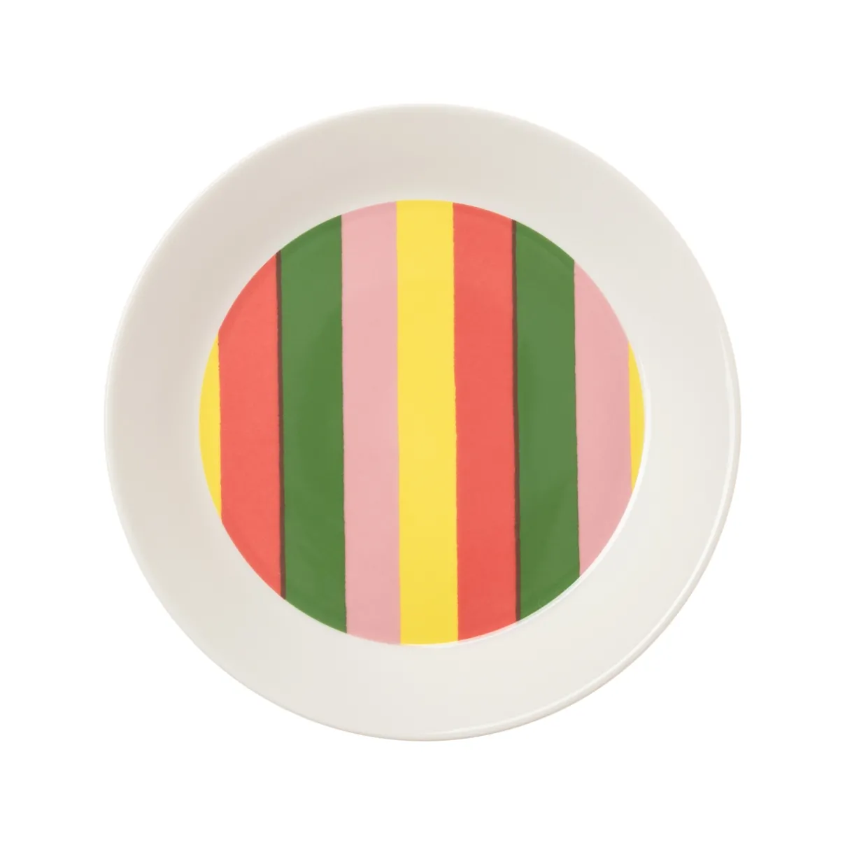 IITTALA Lautaset-Lautanen 21cm Pieni 4-raita Monivärinen