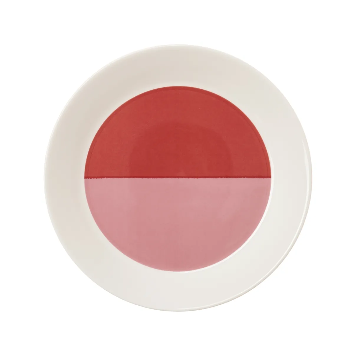 IITTALA Lautaset-Lautanen 21cm 2-väri pinkki-punainen Vaaleanpunainen