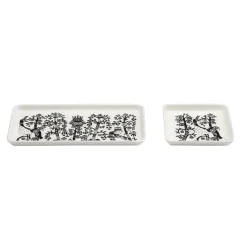 IITTALA Lautaset-Lautanen suorakaide 12x24cm Musta
