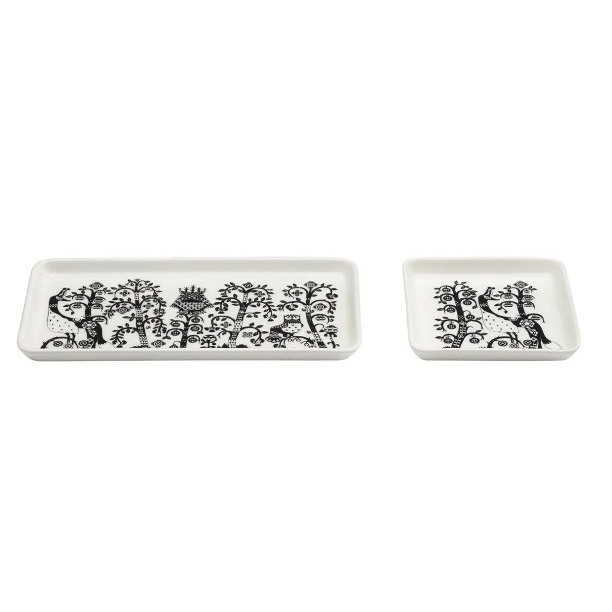 IITTALA Lautaset-Lautanen suorakaide 12x24cm Musta