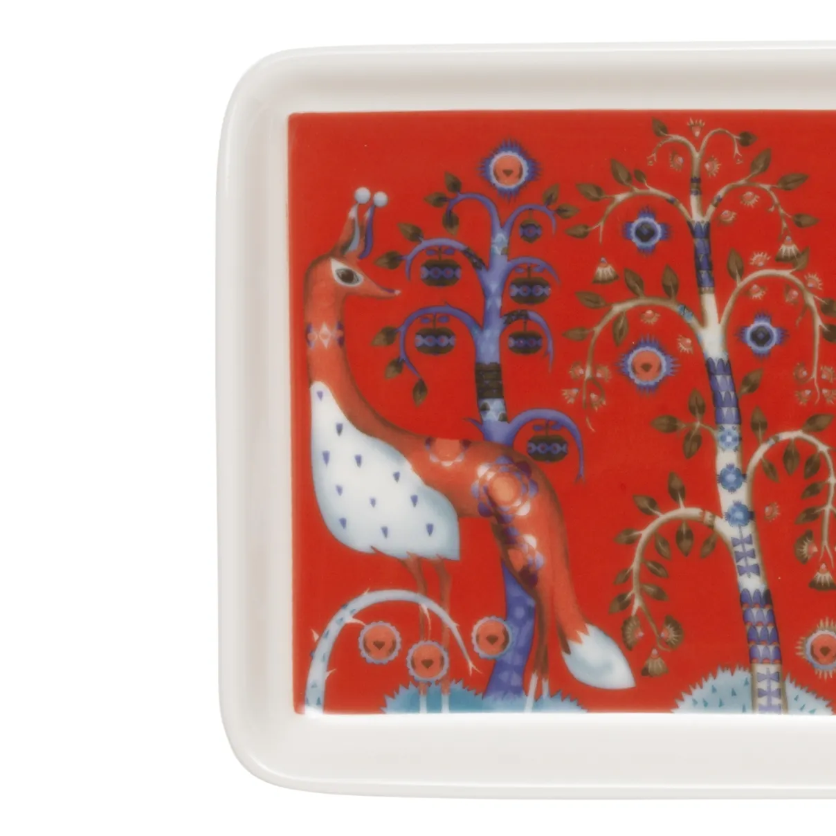 IITTALA Lautaset-Lautanen suorakaide 12x24cm punainen Musta