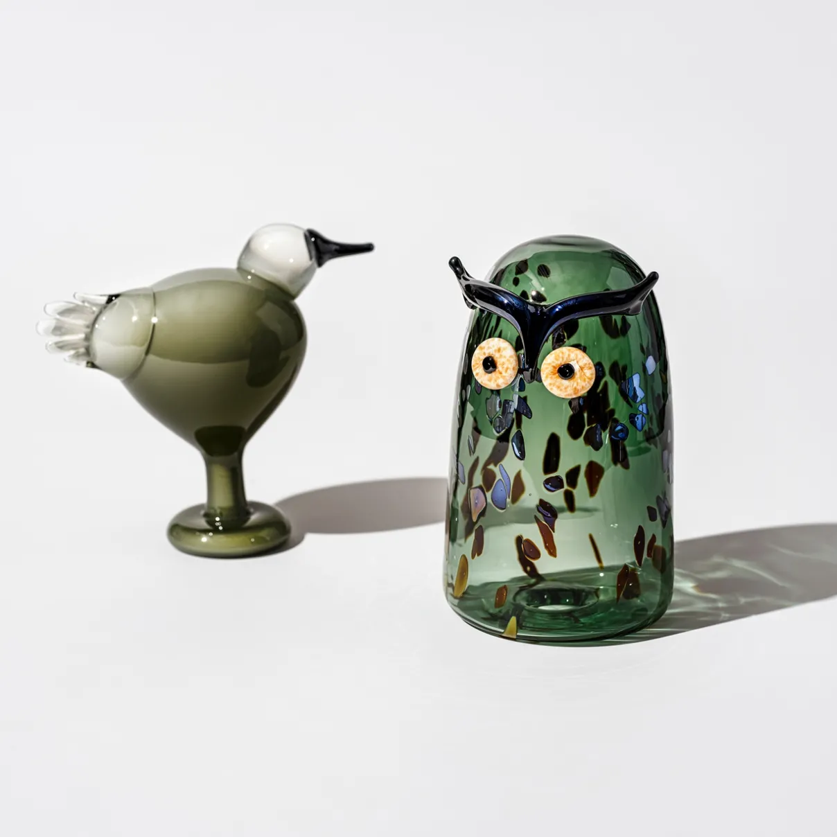 IITTALA Birds By Toikka|Taide-Esineet-Leppäinen 190x165mm sammaleenvihreä Sammaleenvihreä