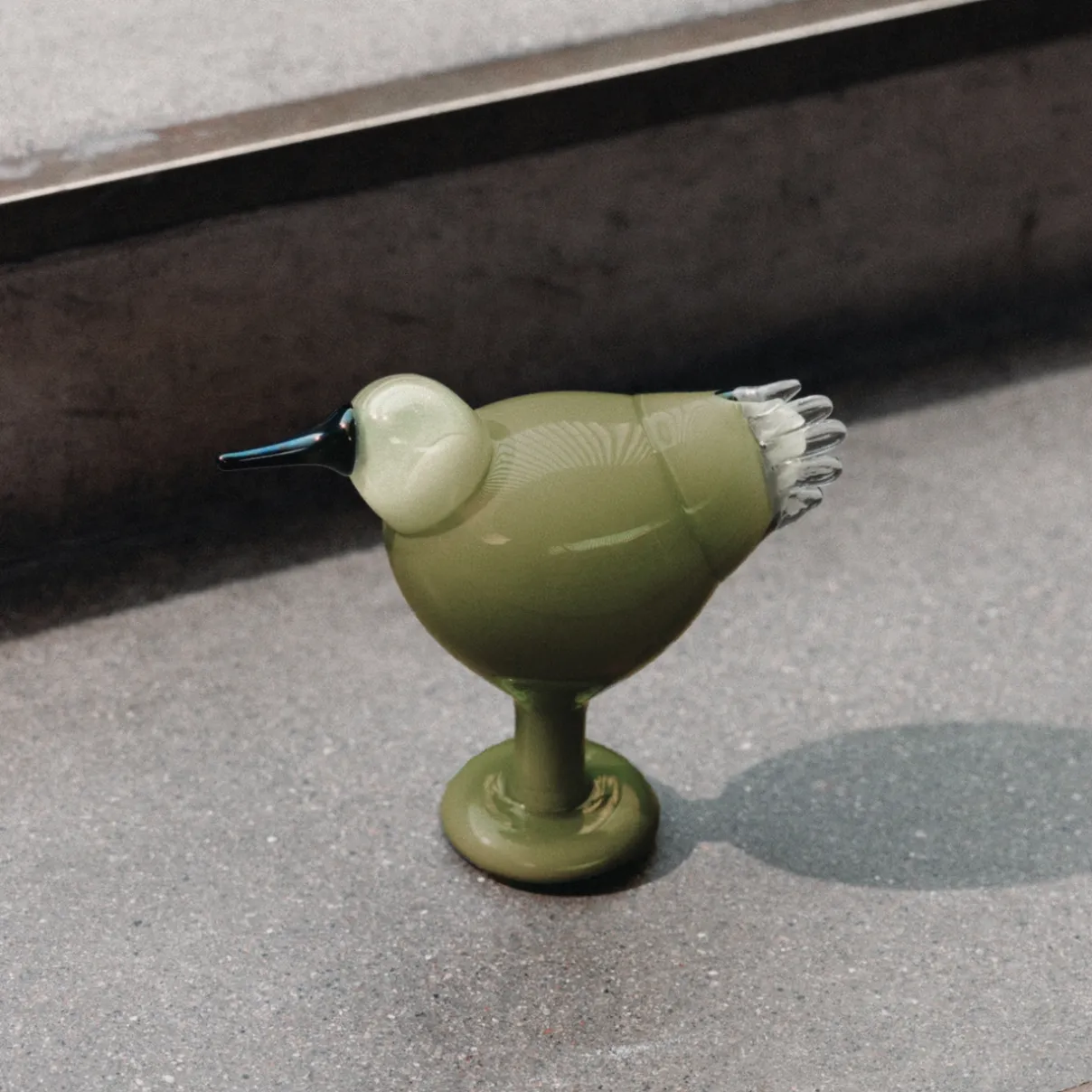 IITTALA Birds By Toikka|Taide-Esineet-Leppäinen 190x165mm sammaleenvihreä Sammaleenvihreä