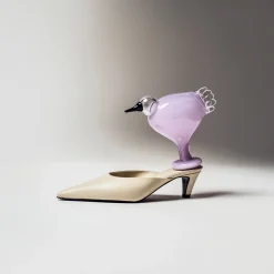 IITTALA Birds By Toikka|Taide-Esineet-Leppäinen 190x165mm Vaalea lila