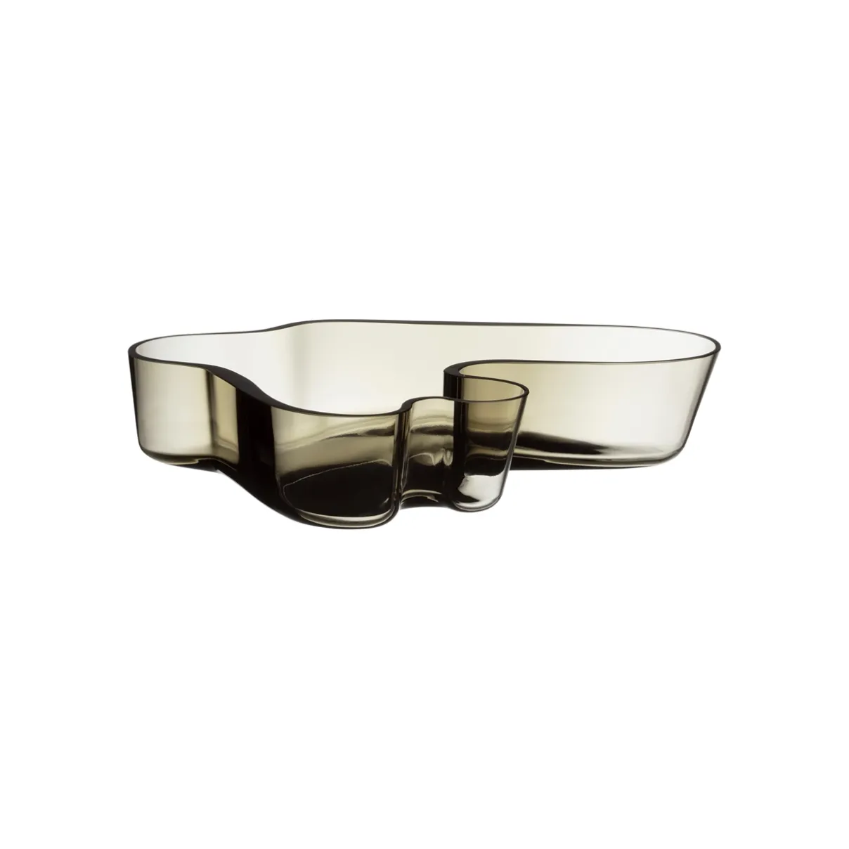 IITTALA Alvar Aalto -Kokoelma|Sisustuskulhot Ja -Tarjottimet-Malja 262x50mm Savunharmaa