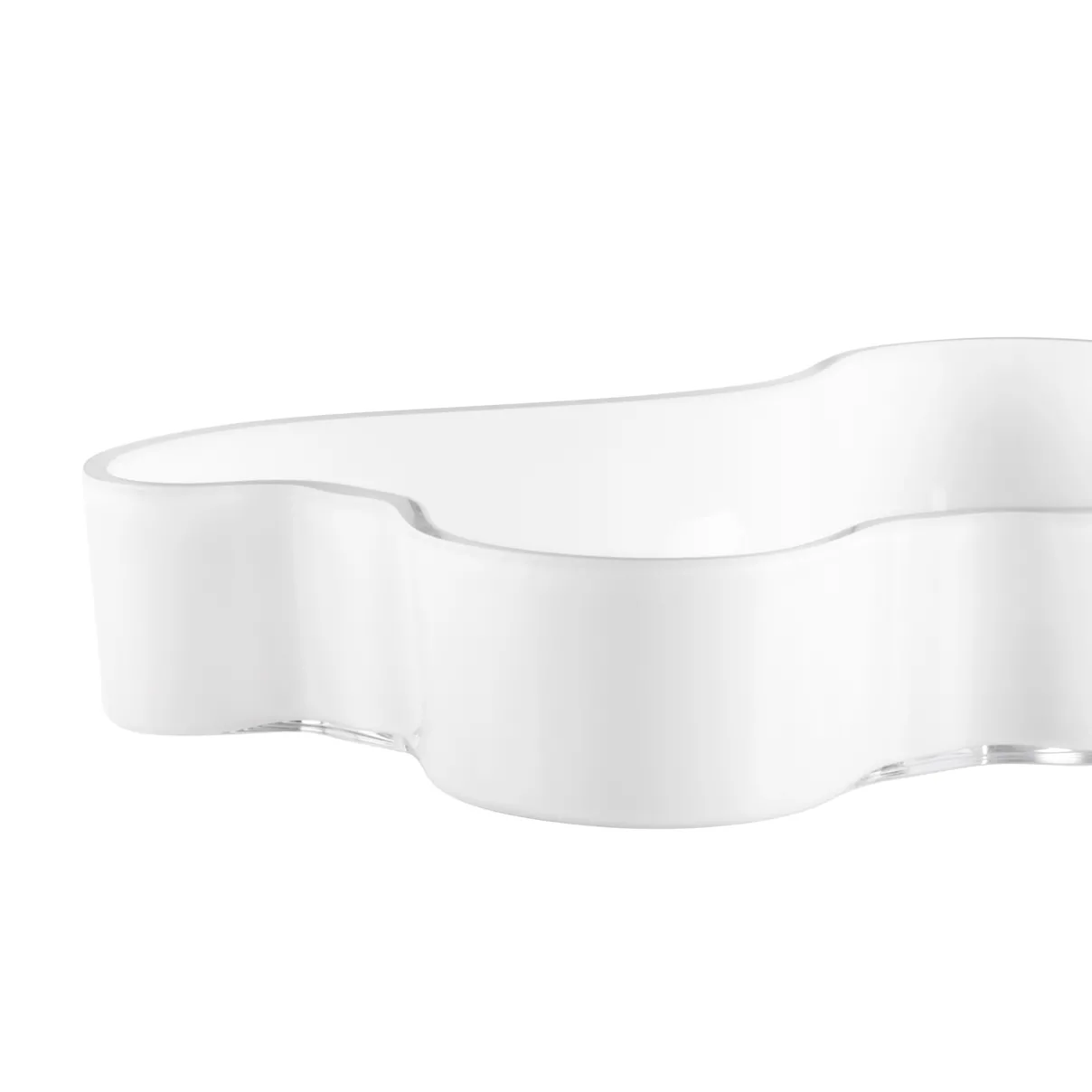 IITTALA Alvar Aalto -Kokoelma|Sisustuskulhot Ja -Tarjottimet-Malja 380x50mm Valkoinen