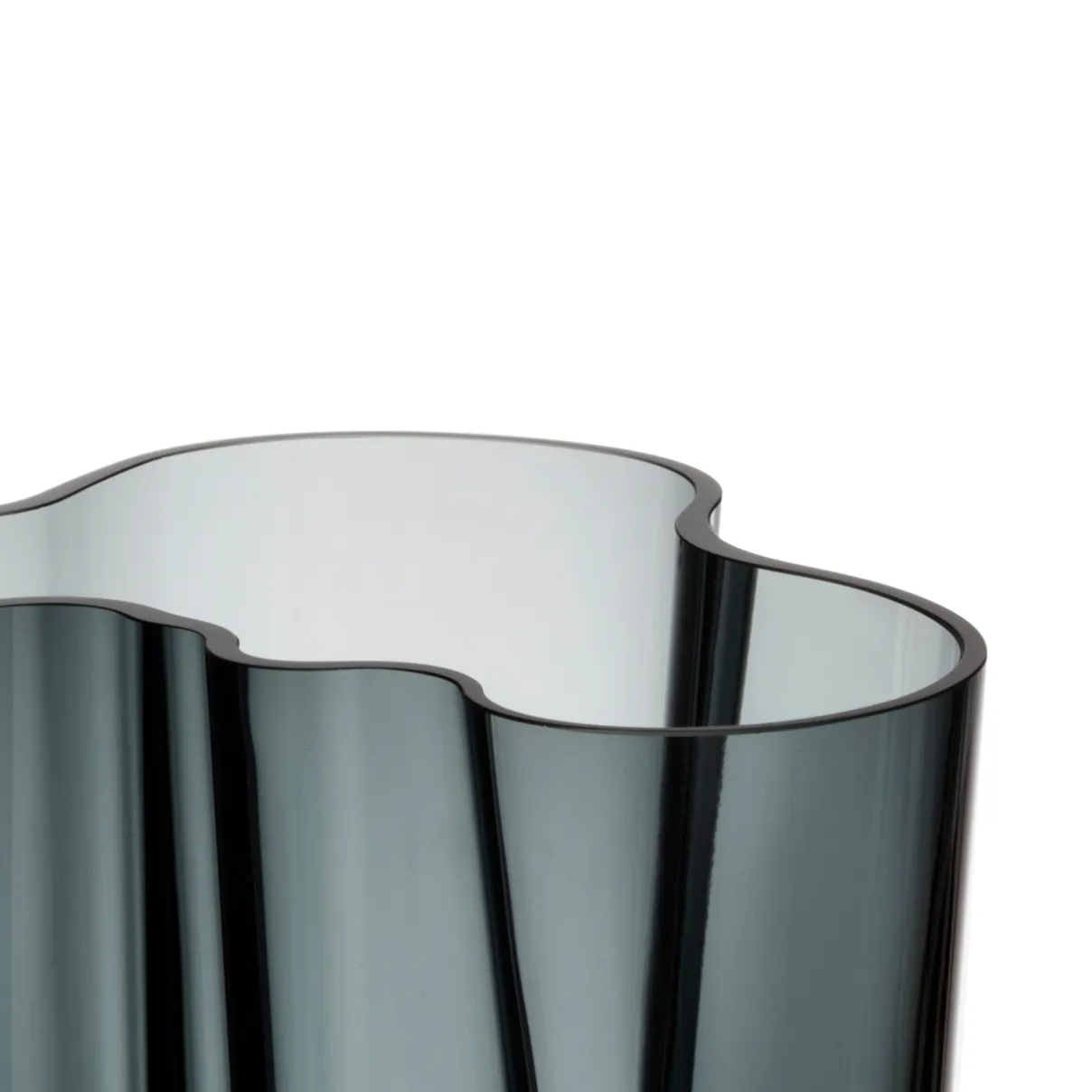 IITTALA Alvar Aalto -Kokoelma|Maljakot-Maljakko 160 mm Tummanharmaa