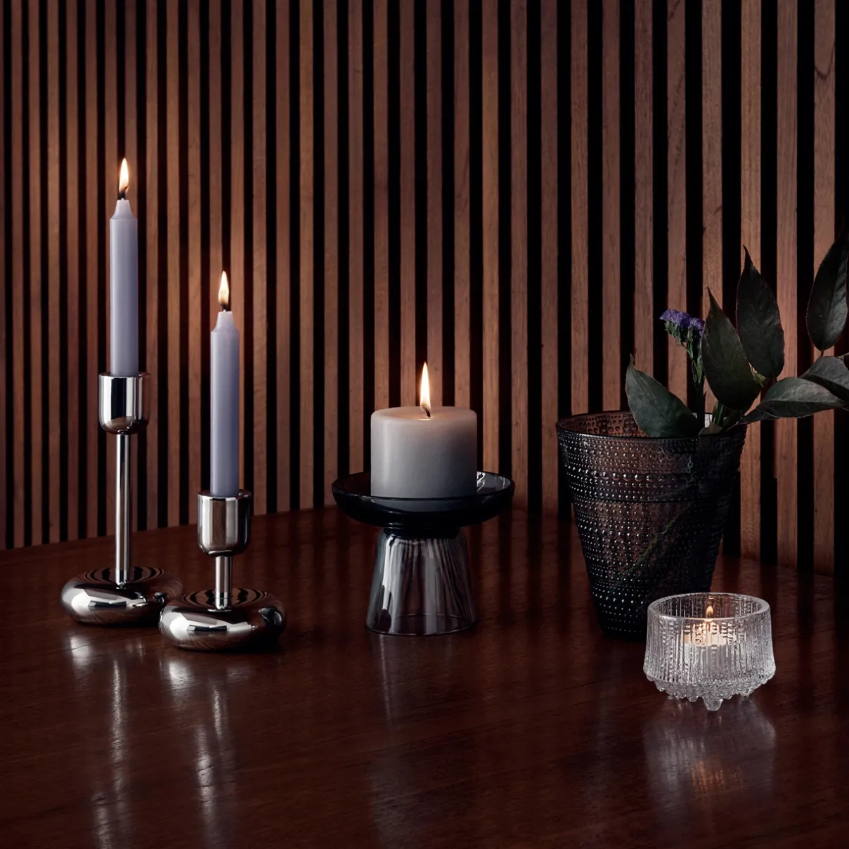 IITTALA Maljakot-Maljakko 154mm tumman Harmaa