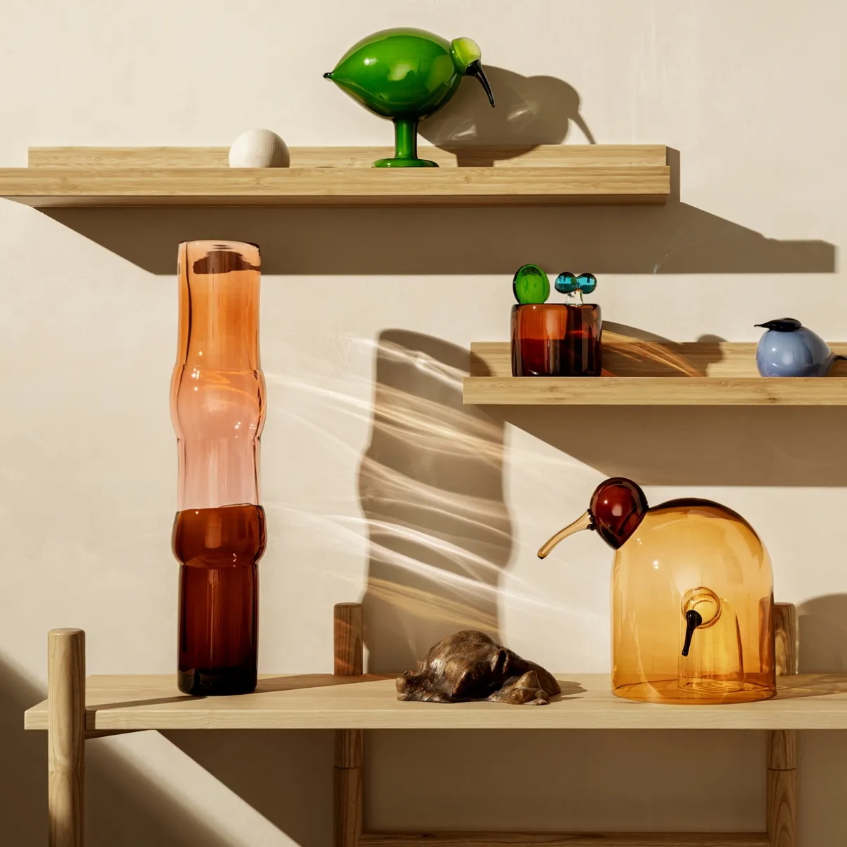 IITTALA Taide-Esineet-Maljakko 90x450mm lohenpunainen-vaaleanpunainen-aavikko