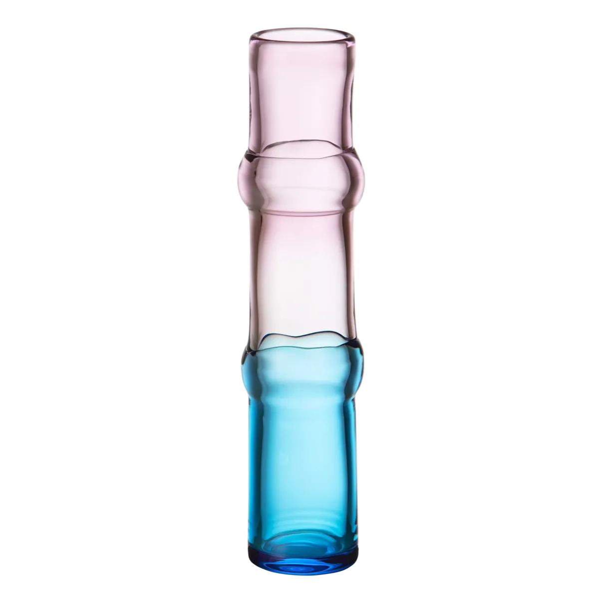 IITTALA Taide-Esineet-Maljakko 90x450mm vaalea pinkki-kirkas-taivaansininen